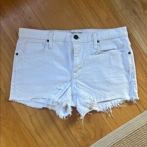 Genetic Los Angeles White Denim Shorts